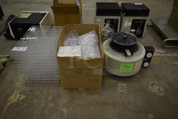 ALL ONE MONEY! Lot of Various Items Including Dynac Centrifuge and Poly Trays. (Main Building)