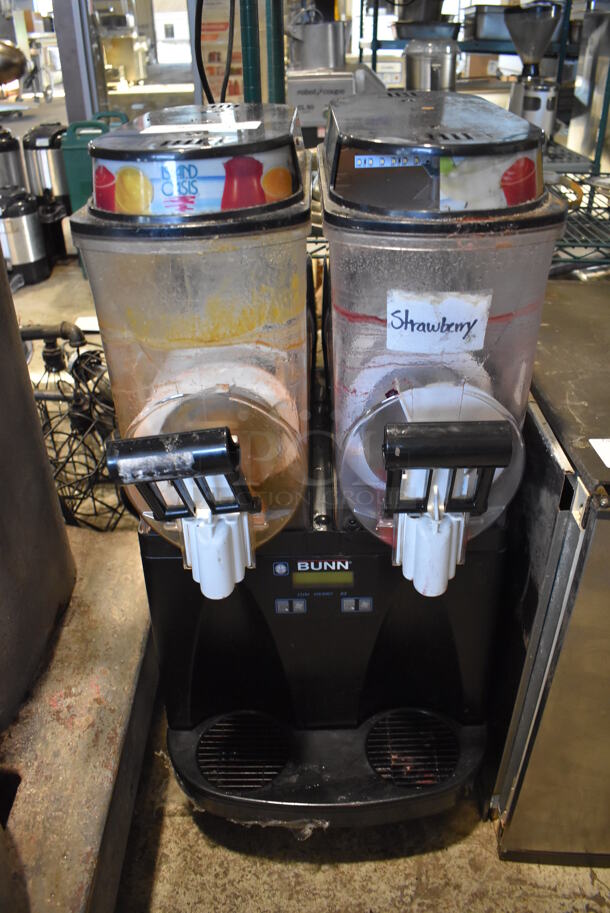 2015 Bunn ULTRA-2 Stainless Steel Commercial Countertop 2 Hopper Slushie Machine. 120 Volts, 1 Phase. 16x26x31. Tested and Working!