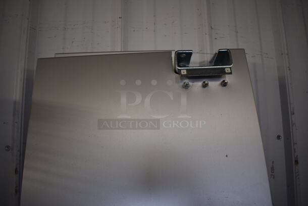 2 BRAND NEW! Curtron 51730ALD3684 Service Pro Series 30 Metal Commercial Swinging Kitchen Doors w/ Hardware. 17.5x2x82.5. 2 Times Your Bid! - Image 4 of 6