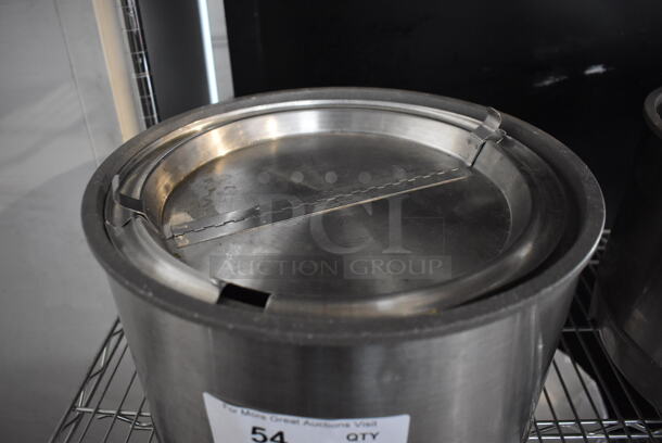 Vollrath Cayenne HS-11 Stainless Steel Commercial Countertop Soup Kettle Food Warmer w/ Lid. Does Not Have Drop In. 120 Volts, 1 Phase. Tested and Working! - Image 4 of 6