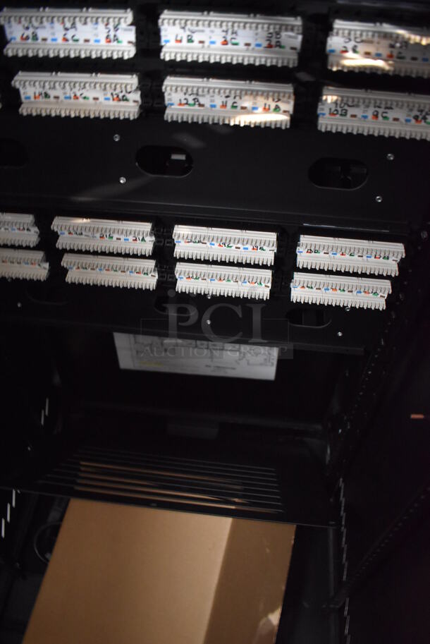 Black Metal AV Cabinet. 21x26x36 - Image 6 of 9