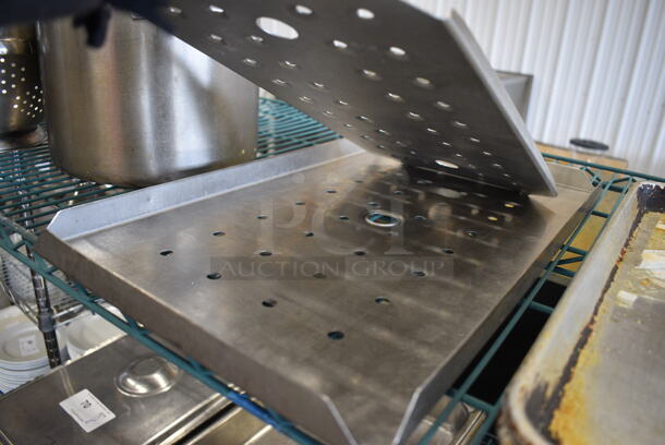 2 Stainless Steel Drip Tray Inserts. Includes 11.5x18.5x1. 2 Times Your Bid! - Image 3 of 3