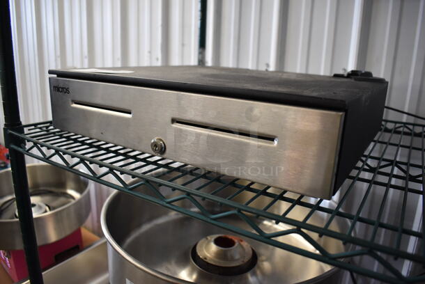 Micros Metal Cash Register. 18x17x4.5 - Image 3 of 7