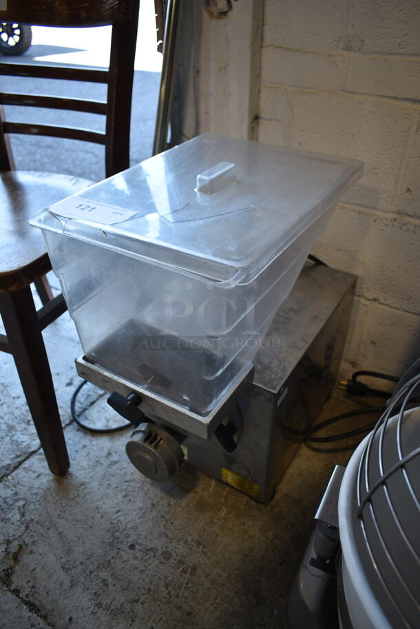 Olde Tyme PN2 Stainless Steel Commercial Countertop Single Hopper Peanut Butter Mill Nut Grinder. 115 Volts, 1 Phase. Tested and Working! - Image 2 of 7