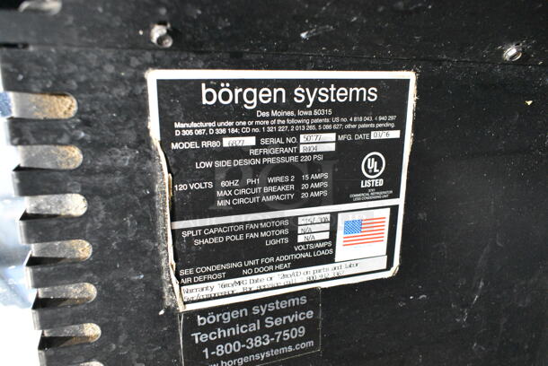 Borgen Systems RR80 Metal Open Island Grab N Go Merchandiser. 115 Volts, 1 Phase. Tested and Powers On But Does Not Get Cold - Image 6 of 6