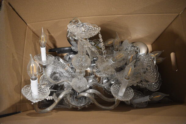 ALL ONE MONEY! Lot of Chandelier Pieces! 