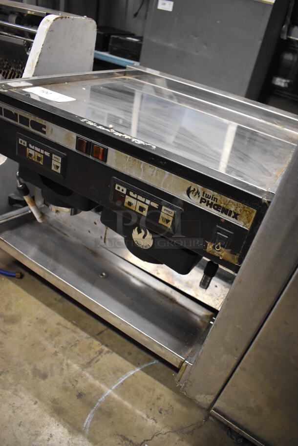 Unic TW PHOENIX Stainless Steel Commercial Countertop 2 Group Espresso Machine w/ Steam Wand. 220 Volts, 1 Phase. 23x22x19 - Image 4 of 5