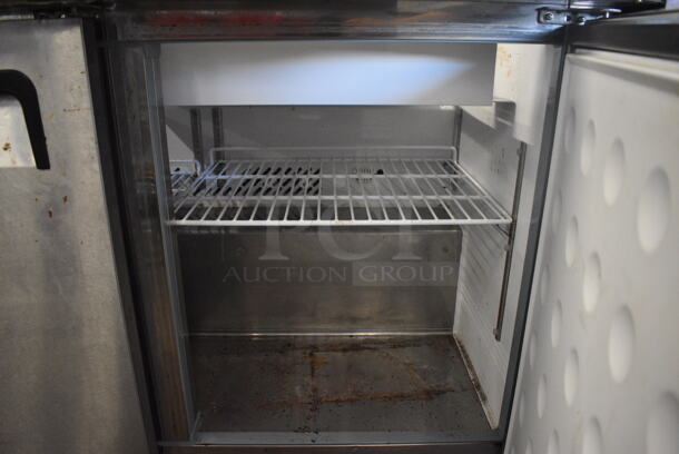 Valpro Model VP72SM-HC Stainless Steel Commercial Prep Table on Commercial Casters. 115 Volts, 1 Phase. 72x32x36.5. Tested and Powers On But Does Not Get Cold - Image 4 of 7