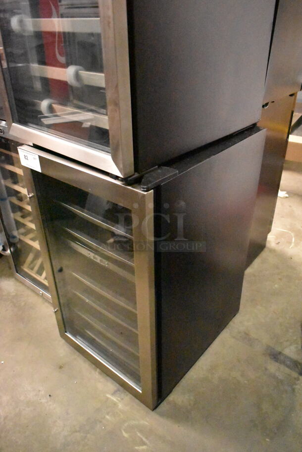 BRAND NEW SCRATCH AND DENT! Danby DWC040A3BSSDD 38 Bottle Free-Standing Metal Wine Cooler Merchandiser. 115 Volts, 1 Phase. Tested and Working! - Image 3 of 5