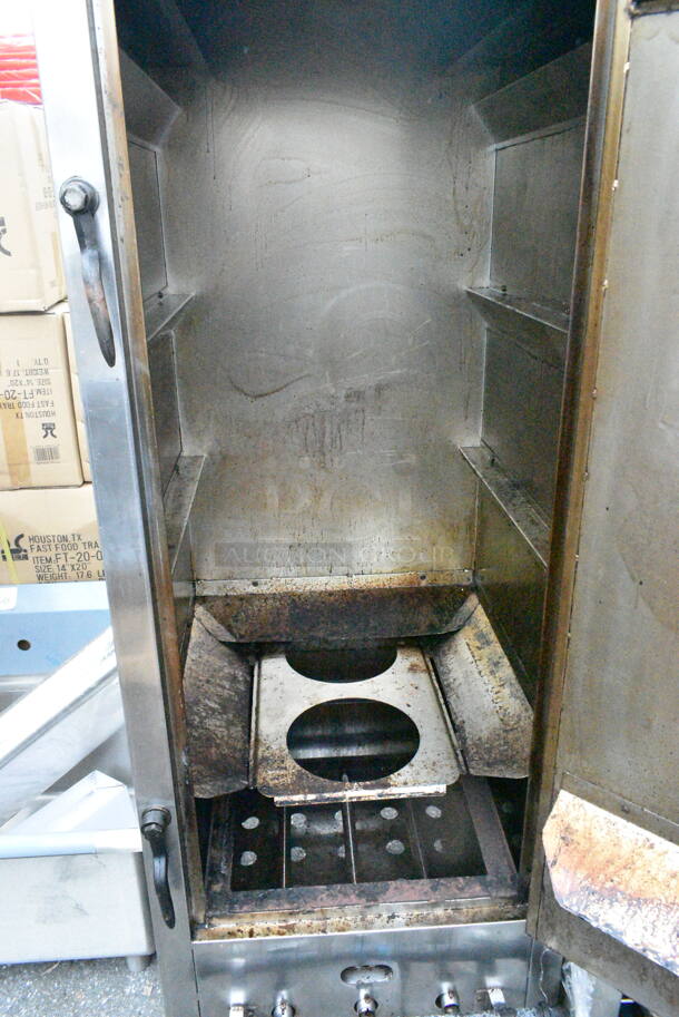 Stainless Steel Commercial Gas Powered Vertical Chinese Smoker.  - Image 5 of 5