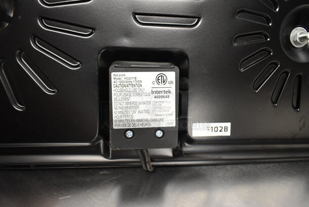 2 Elite Gourmet EDB-302BF/HD2011B Metal Countertop 2 Burner Range. 120 Volts, 1 Phase. 2 Times Your Bid!  - Image 9 of 9
