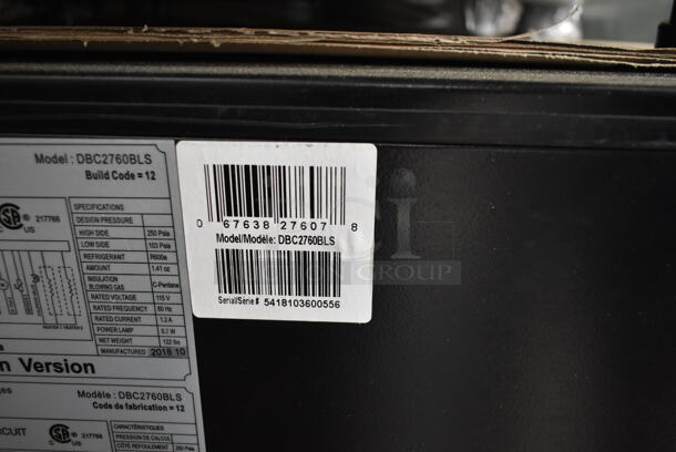 BRAND NEW SCRATCH AND DENT! Danby DBC2760BLS Stainless Steel Dual Zone 27 Bottle Built-In French Door Beverage Wine Cooler Merchandiser. 115 Volts, 1 Phase. Tested and Working! - Image 8 of 8