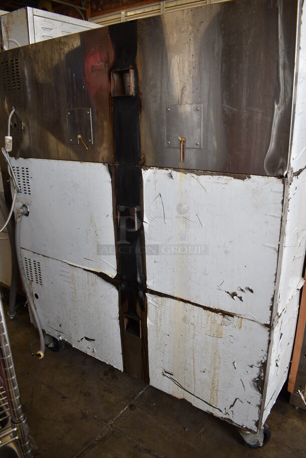 3 Stainless Steel Commercial Electric Powered Single Deck Bakery / Pizza Ovens. Appears To Be 240 Volts, 3 Phase. 3 Times Your Bid! - Image 9 of 9