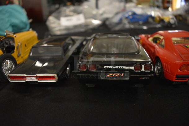 5 Collectible Vintage Model Cars! Includes Lamborghini Countach, 1984 Ferrari GTO, Corvette, and 1984 Bugatti. 5 Times Your Bid! - Image 6 of 12