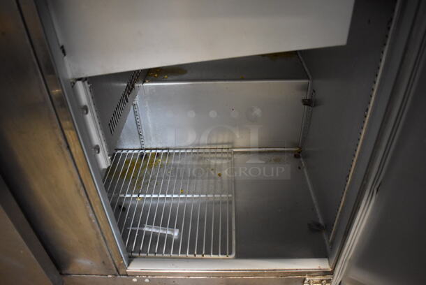 Traulsen UPT4818-LB Stainless Steel Commercial Sandwich Salad Prep Table Bain Marie Mega Top on Commercial Casters. 115 Volts, 1 Phase. 48x34x44. Tested and Working! - Image 7 of 8
