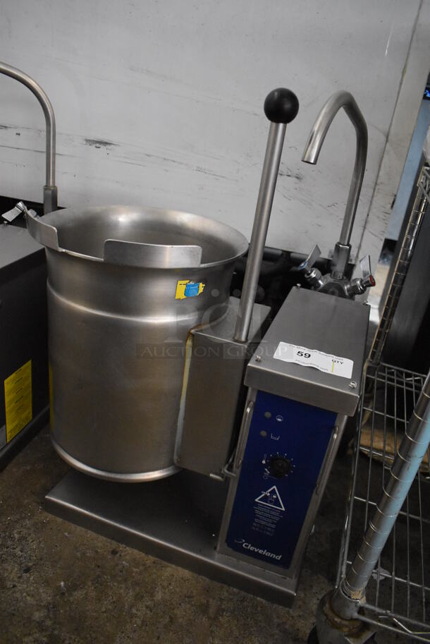 Cleveland KET-3-1 Stainless Steel Commercial Countertop Electric Powered 3 Gallon Tilting Steam Kettle. 208-240 Volts, 1 Phase. - Image 2 of 7
