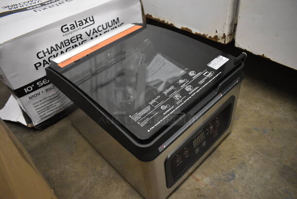 BRAND NEW IN BOX! Galaxy 177GVMC10 Metal Commercial Countertop Chamber Vacuum Sealer. 120 Volts, 1 Phase. 12x16x9 - Image 4 of 8