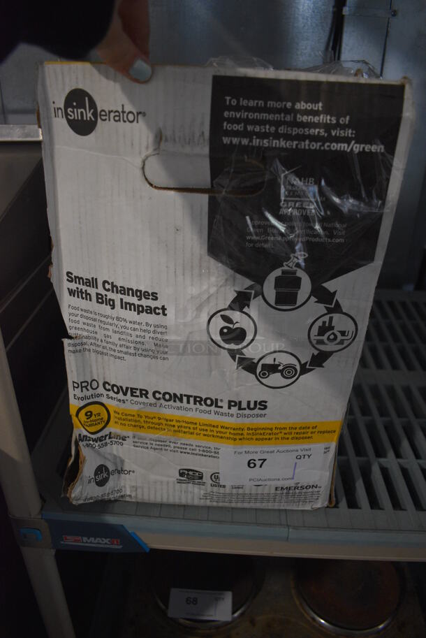 IN ORIGINAL BOX! Insinkerator Metal Commercial Garbage Disposal. 9x9x15 - Image 3 of 4
