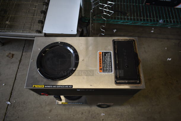 BRAND NEW SCRATCH AND DENT! 2022 Bunn VPR Stainless Steel Commercial 2 Burner Coffee Machine w/ Poly Brew Basket. Does Not Come w/ Coffee Pots. 120 Volts, 1 Phase.  - Image 3 of 6