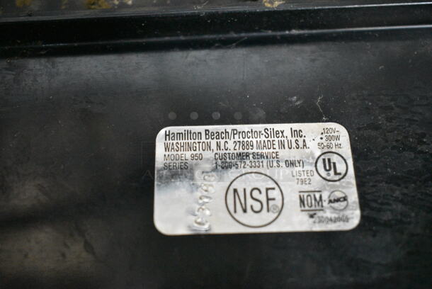 Hamilton Beach 950 Metal Countertop 3 Head Drink Machine. 120 Volts, 1 Phase. Tested and Working! - Image 3 of 3