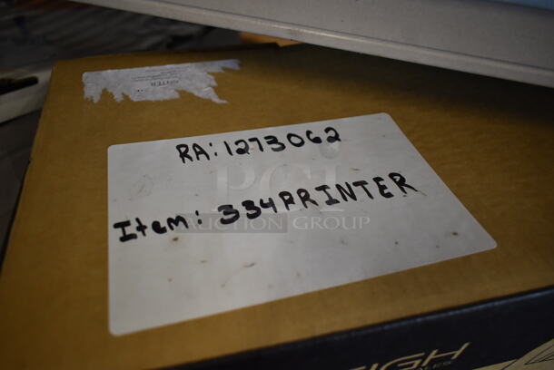 BRAND NEW SCRATCH AND DENT! AvaWeigh 334PRINTER Thermal Label Printer for Price Computing Scales - Image 7 of 8