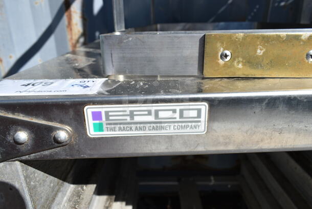 Metal Pan Transport Rack on Commercial Casters.  - Image 4 of 4