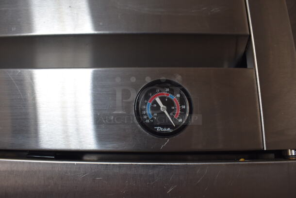2013 True T-49F ENERGY STAR Stainless Steel Commercial 2 Door Reach In Freezer w/ Poly Coated Racks on Commercial Casters. 115 Volts, 1 Phase. Tested and Working! - Image 2 of 6