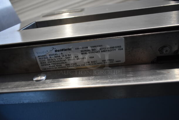 Delfield 6025XL-S Stainless Steel Commercial Single Door Reach In Cooler on Commercial Casters. 115 Volts, 1 Phase. Tested and Working! - Image 7 of 7