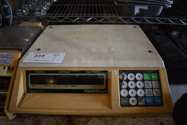 Toledo 8423 Metal Countertop Food Portioning Scale. 20.5x14x5.5. Tested and Does Not Power On - Image 2 of 6