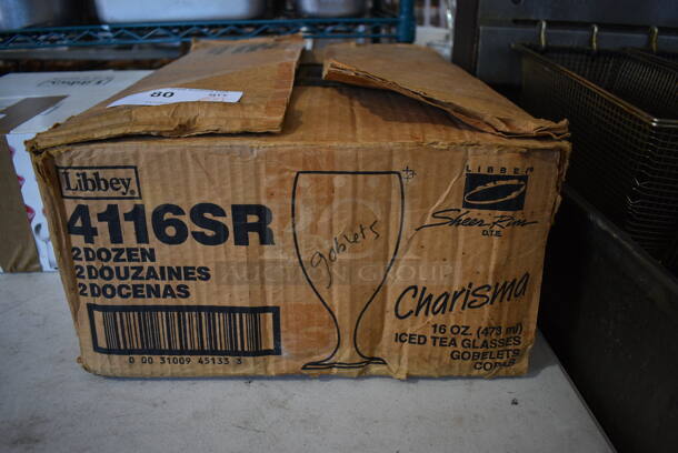 22 BRAND NEW IN BOX! Libbey Iced Tea Glasses. 3.5x3.5x7. 22 Times Your Bid! - Image 3 of 3