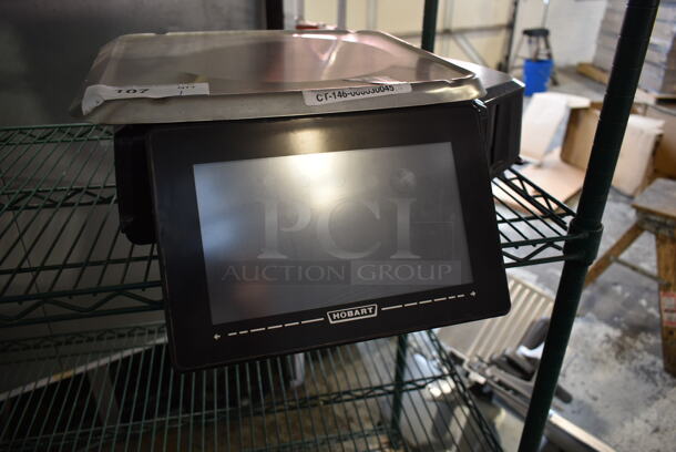 Hobart HTi Stainless Steel Commercial Countertop Food Portioning Scale. 120/208-240 Volts, 1 Phase.  - Image 4 of 10
