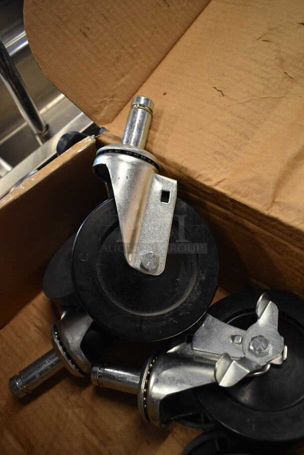 ALL ONE MONEY! Lot of 4 BRAND NEW! Commercial Casters. - Image 4 of 5