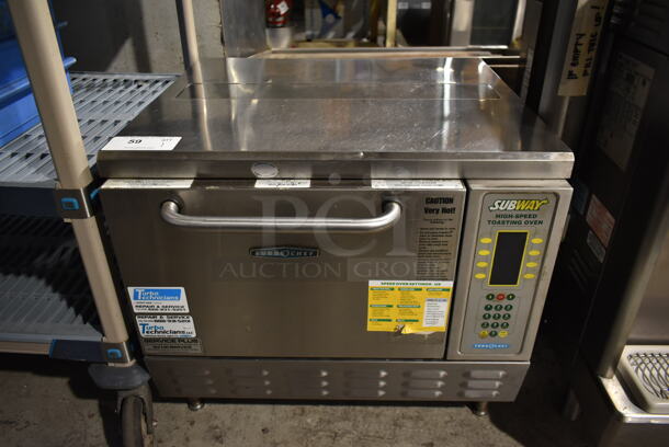 Turbochef NGC Stainless Steel Commercial Countertop Electric Powered Rapid Cook Oven. 208/240 Volts, 1 Phase. 