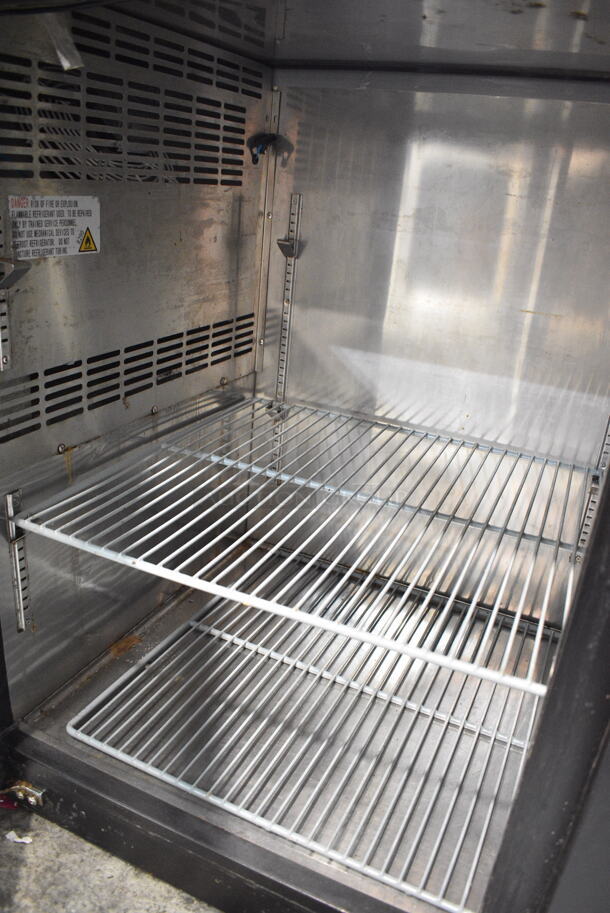 Avantco 178UBB3GHC Metal Commercial 2 Door Back Bar Cooler Merchandiser. 115 Volts, 1 Phase. Tested and Powers On But Does Not Get Cold - Image 3 of 4