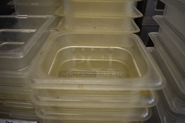 ALL ONE MONEY! Lot of 29 Clear Poly 1/9 Size Drop In Bins! 1/6x4 - Image 3 of 3