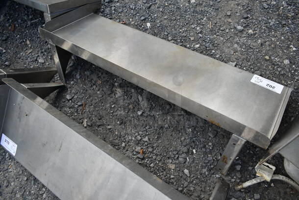 Stainless Steel Wall Mount Shelf. - Image 3 of 3