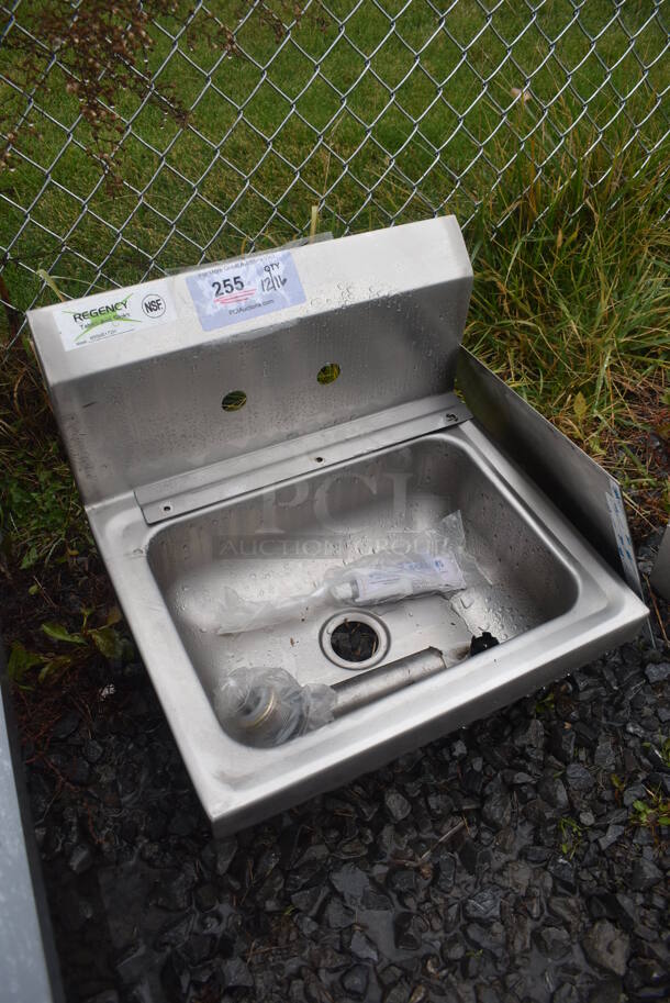 Regency Stainless Steel Commercial Single Bay Wall Mount Sink. 17x15x14 - Image 2 of 4