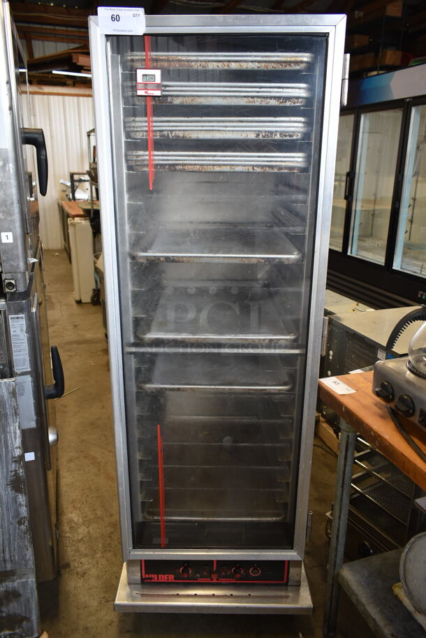 Win-holt HP451-A18CDNF Metal commercial Heated Holding Cabinet w/ 14 Baking Pans on Commercial Casters. 120 Volts, 1 Phase. Tested and Working! - Image 1 of 5