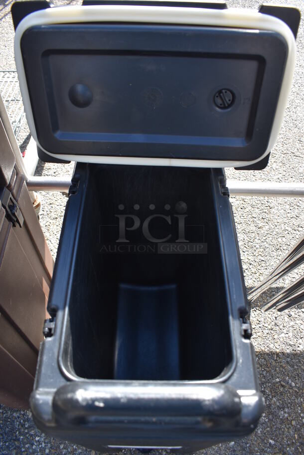 2 Cambro 500LCD Poly Insulated Beverage Holder Dispensers; Tan and Black. 9x16.5x24. 2 Times Your Bid! - Image 9 of 11