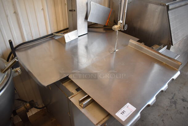 Hobart Metal Commercial Floor Style Meat Saw. 208-240 Volts, 1 Phase. 45x41x73 - Image 2 of 6