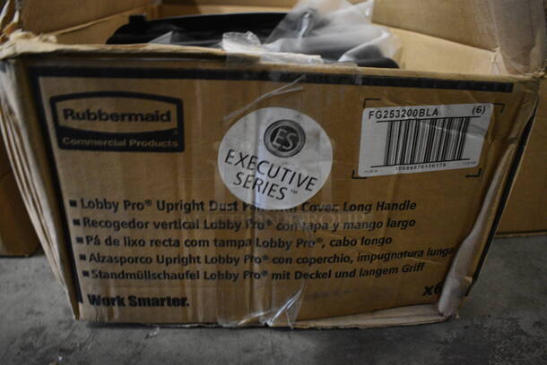 5 BRAND NEW IN BOX! Rubbermaid Black Poly Dust Pans. 5 Times Your Bid! - Image 3 of 3