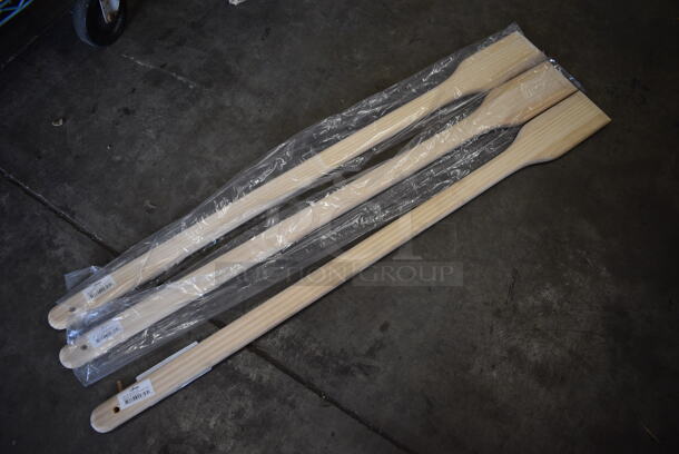3 BRAND NEW! Update Wooden Mixing Paddles. 3.5x42.5x1. 3 Times Your Bid!