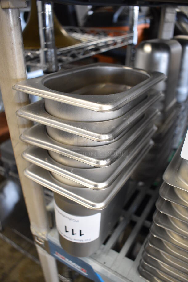 12 Stainless Steel 1/9 Size Drop In Bins. 1/9x6. 12 Times Your Bid! - Image 2 of 3