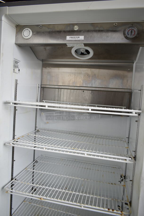 Kelvinator KCBM180FQYB Stainless Steel Commercial Single Door Reach In Freezer on Commercial Casters. 115 Volts, 1 Phase. Tested and Working! - Image 4 of 8
