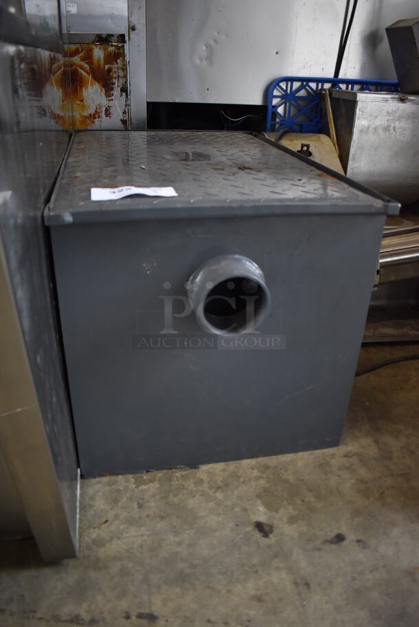 Gray Metal Grease Trap. 17x27x17 - Image 2 of 4