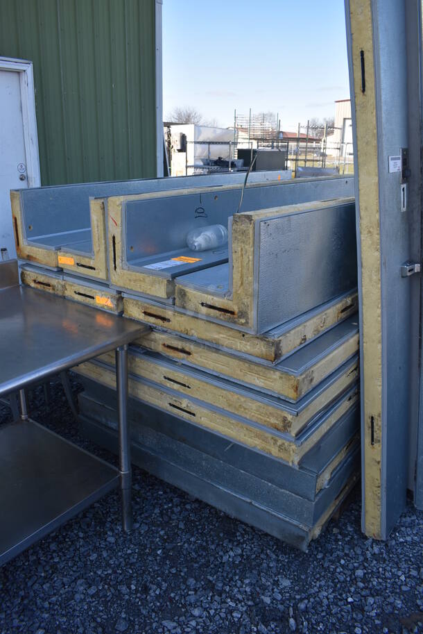 Norlake 8'x6'x7.5' SELF CONTAINED Walk In Freezer Box w/ Floor, Copeland RFT42C1E-PFV-959 Compressor and Norlake CPF100DC-A Condenser. 208-230 Volts, 1 Phase. - Image 3 of 7