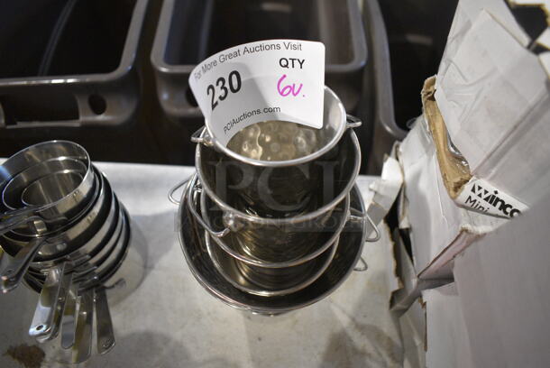 6 Various Stainless Steel Buckets. Includes 3x3x2.5. 6 Times Your Bid! - Image 3 of 3
