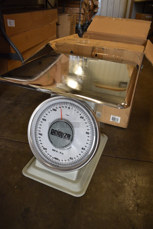 BRAND NEW IN BOX! Pelouze Metal Countertop Heavy Duty Food Portioning Scale. 15.5x15.5x14.5 - Image 4 of 7