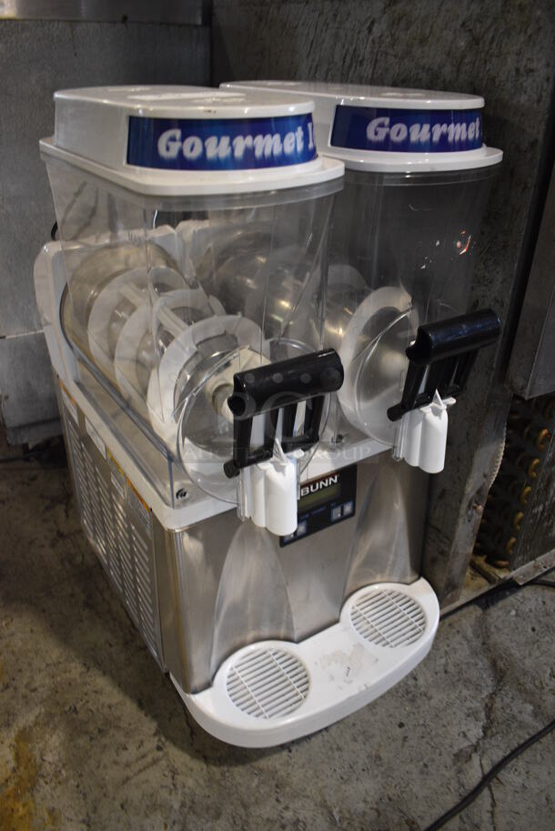 2013 Bunn Model ULTRA-2 Stainless Steel Commercial Countertop 2 Hopper Slushie Machine. 120 Volts, 1 Phase. 16x24x33. Tested and Powers On But Does Not Get Cold - Image 2 of 6