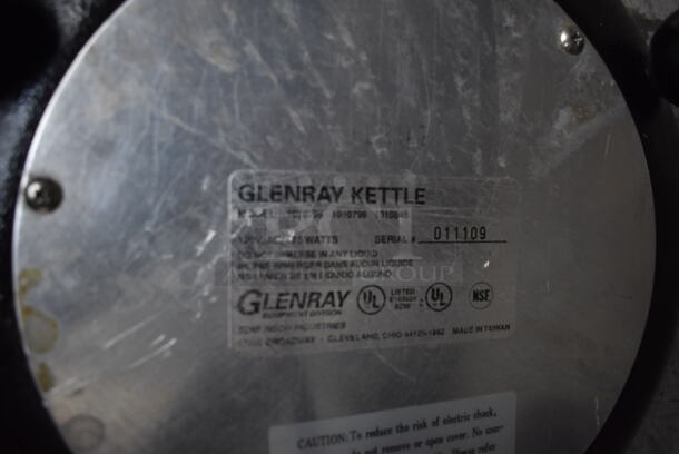 Glenray Electric Soup Kettle in Black With Steel Lid 115V Tested And Working - Image 4 of 4